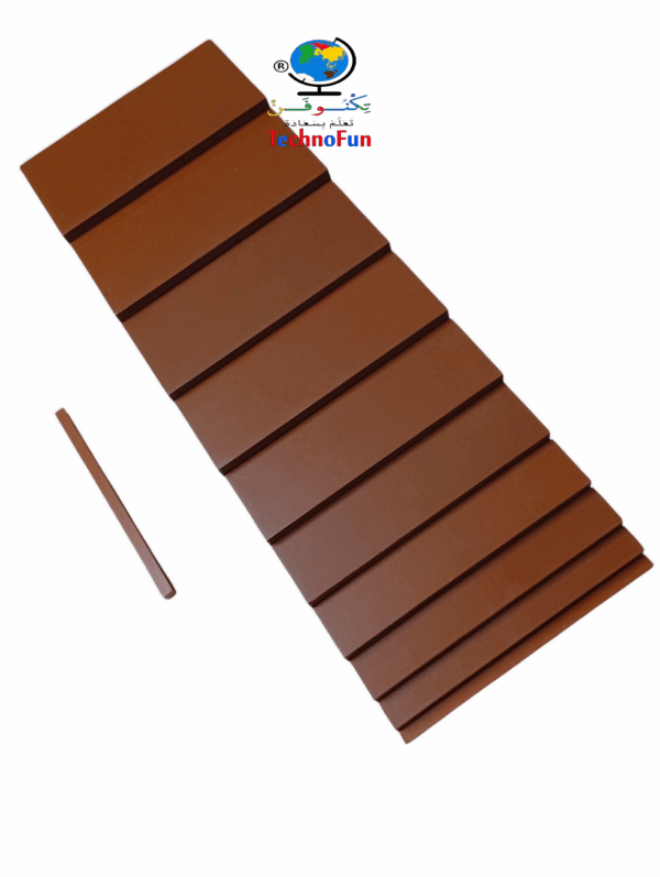 السلم البني (السلالم العريضة) منتسوري Montessori brown stairs