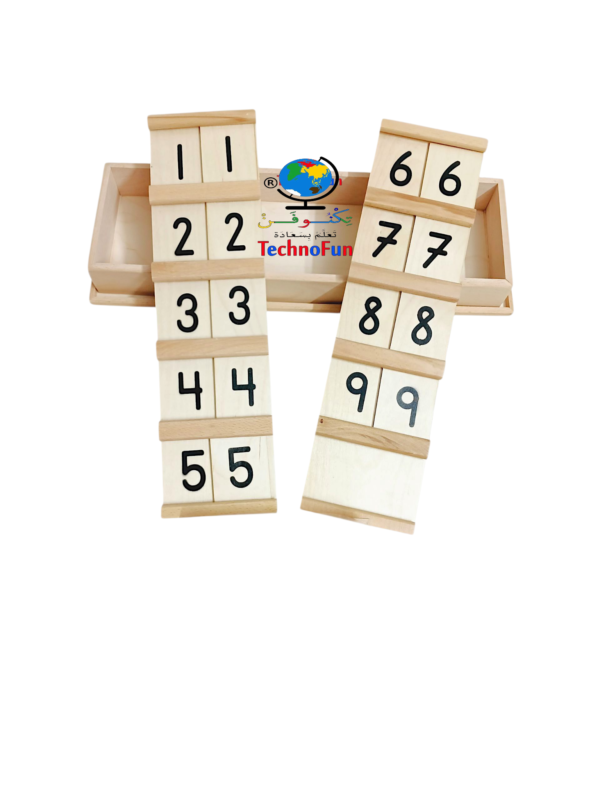 Montessori seguin 2 teen boards لوحات سيجون العشرات في منهج منتسوري لتعليم الآحاد والعشرات من 10-90 بالصندوق