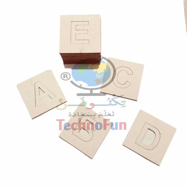 كروت الحروف الانجليزيه المفرغة كابيتال English empty capital letter cards for writing