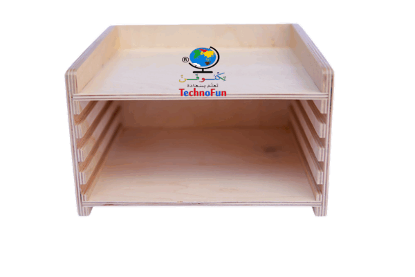 كابينة بازلات الحشرات فارغة منتسوري Montessori insects puzzles cabinet