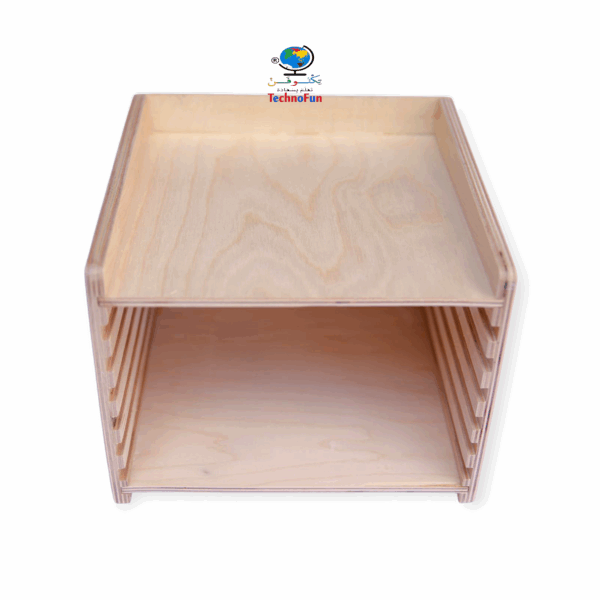 كابينة بازلات النبات منتسوري فارغة Montessori plant puzzles cabinet